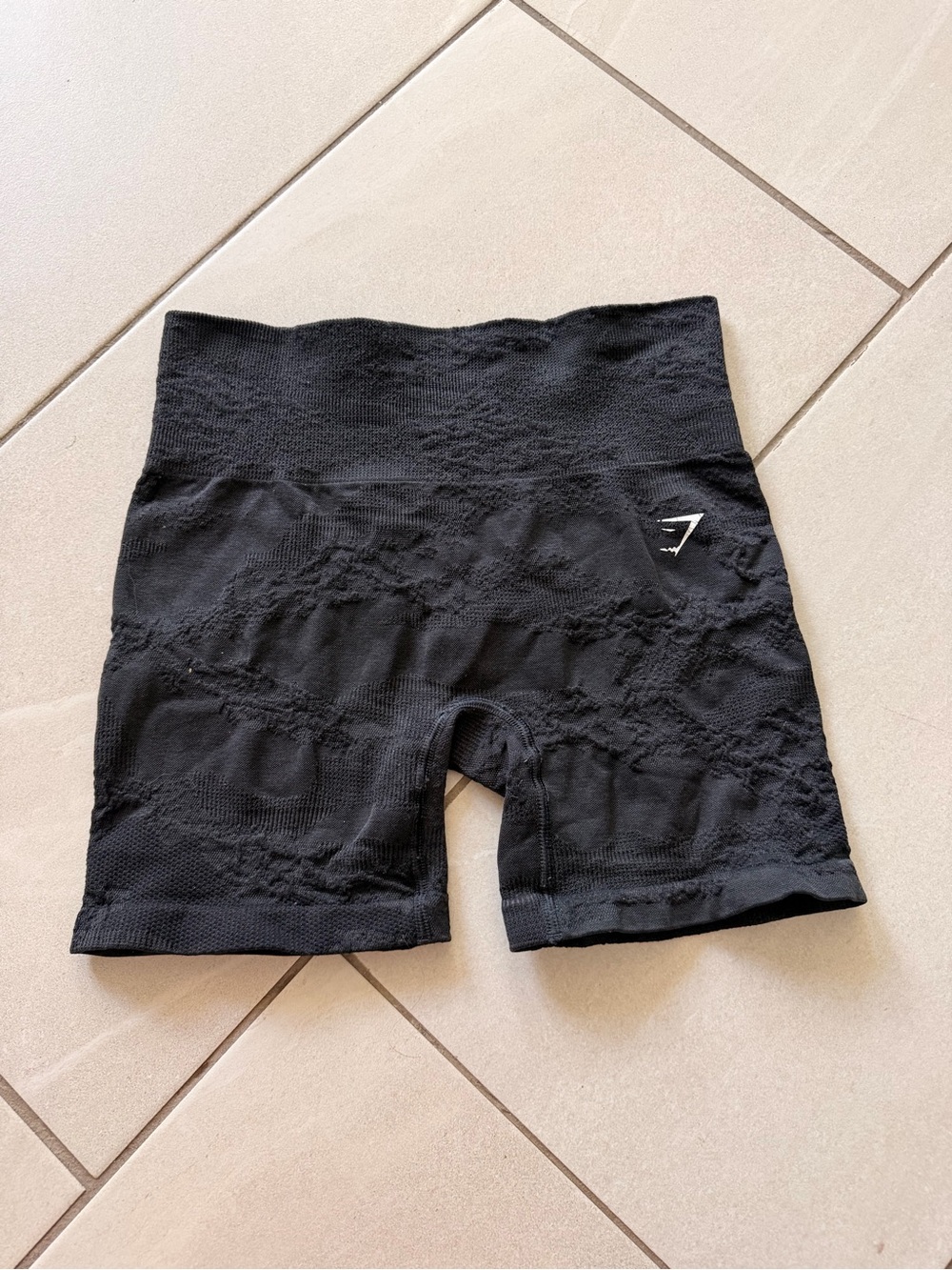 Gymshark Black Seamless High-Rise Bike Shorts
